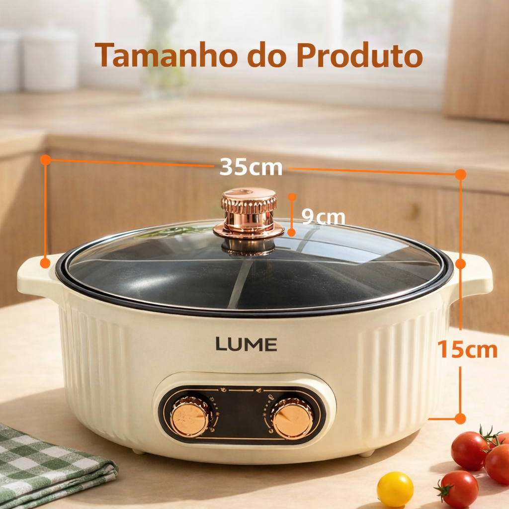 Panela de Pressão Elétrica em uso na cozinha