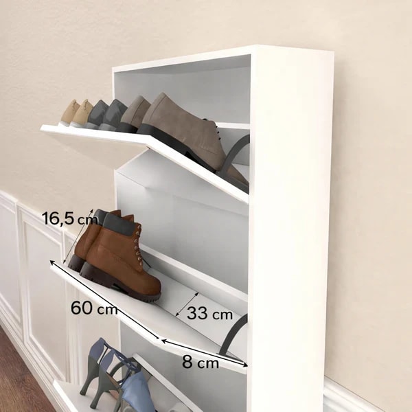 Medidas internas da sapateira